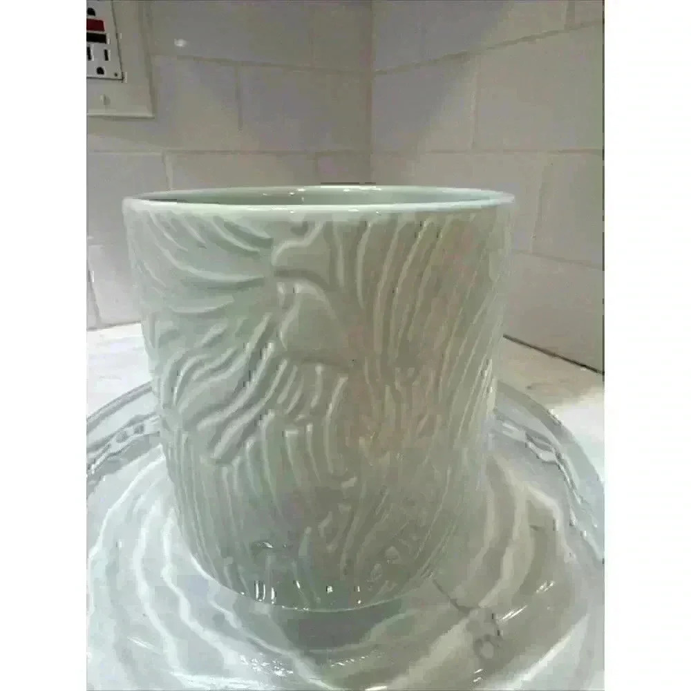 2022 Starbucks Light Green Mint Jade Leaf Marble Embossed Spring Limited 14 oz - Picture 11 of 14